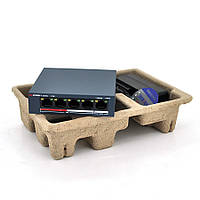 Комутатор POE Hikvision 48V DS-3E0105P-E/4 портів POE + 1 порт Ethernet (Uplink) 10/100 Мбіт/сек, БЖ 48 В,