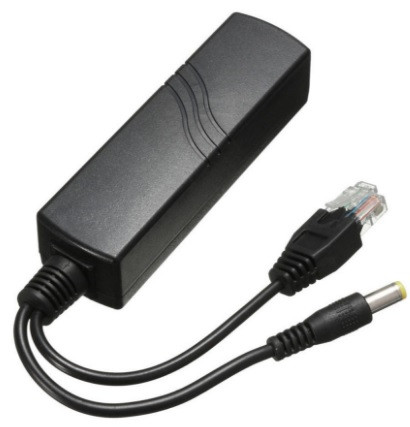 POE-сплітер AOT-PD02A 48V-12V, RJ45 (10/100 Мбіт)+POE 48V, фото 1