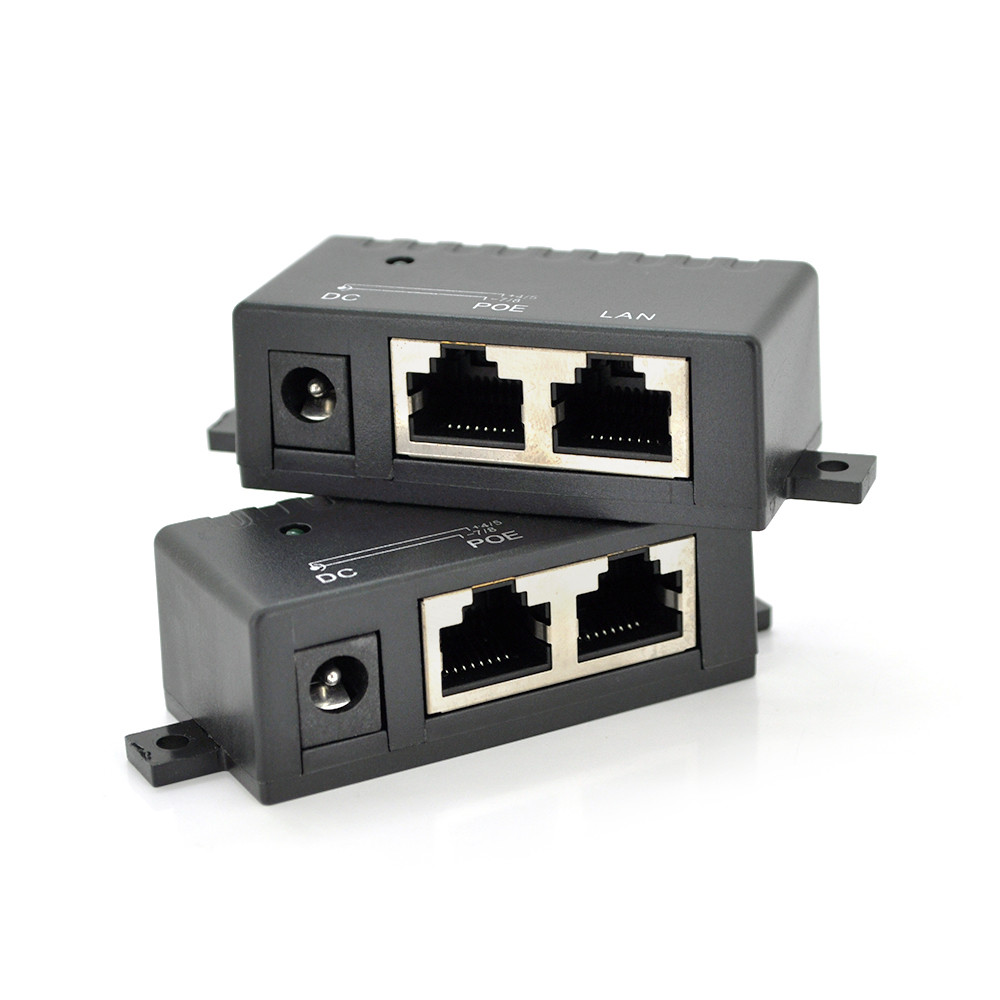 POE-інжектор IEEE 802.3af PoE з портом Ethernet 10/100/1000 Мбіт/с