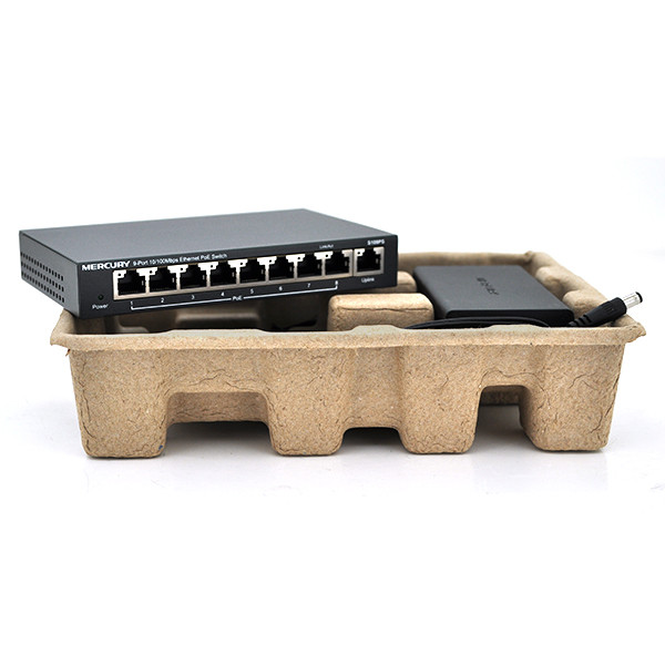 Комутатор POE 48V Mercury S109PS 8 портів POE + 1 порт Ethernet (Uplink) 10/100 Мбіт/сек, БЖ у комплекті,, фото 1