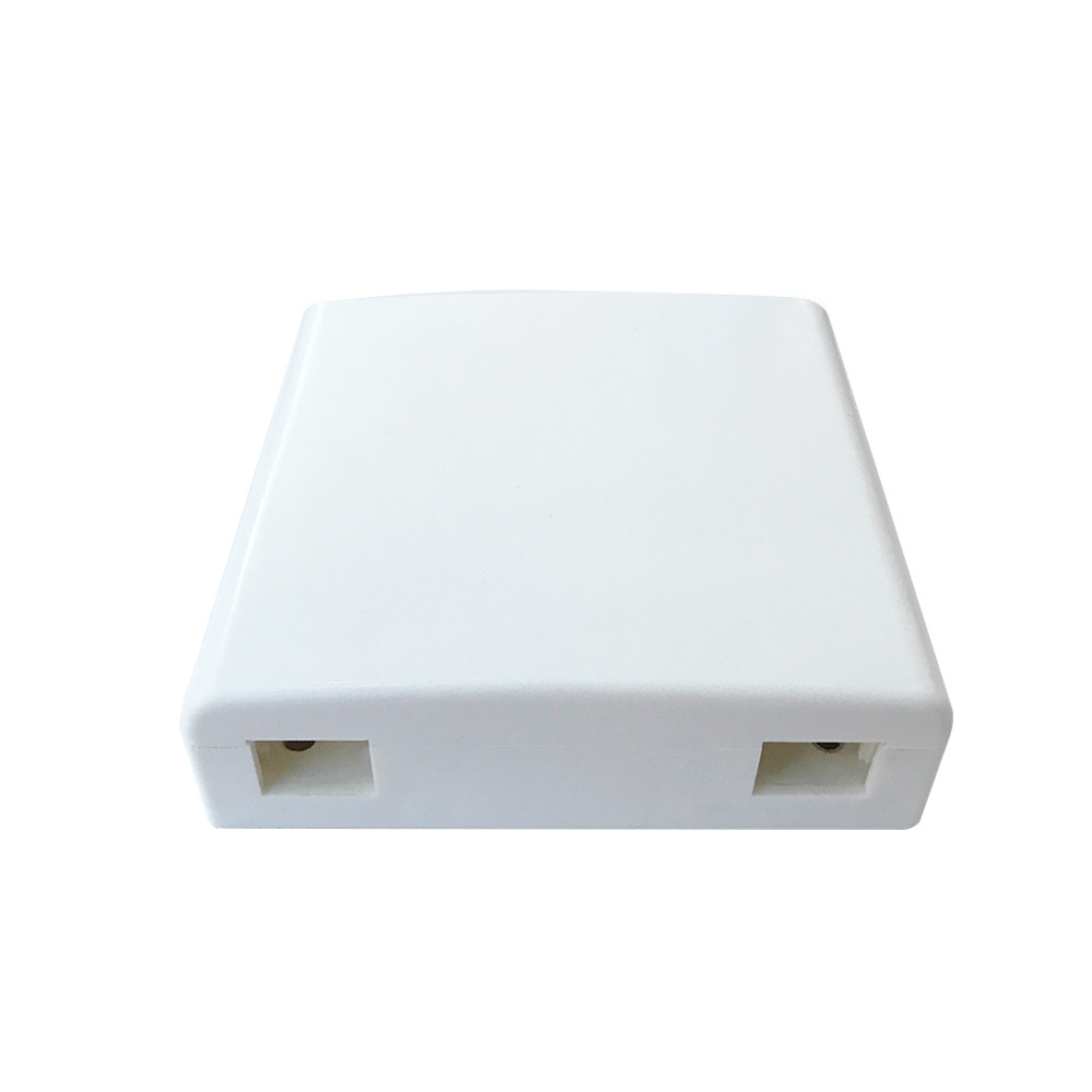 Розетка оптична для адаптера SC/UPC з двома портами 86 х 86 мм, Q400, фото 1