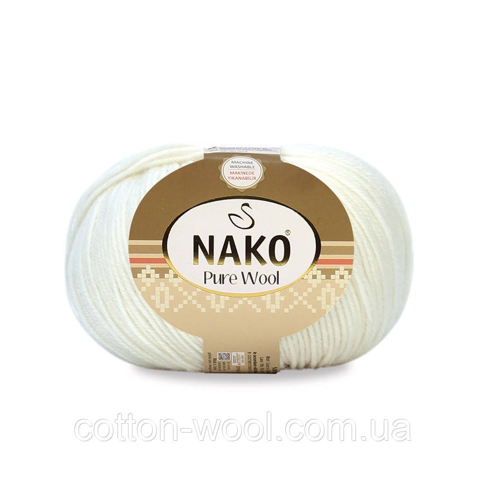 Nako Pure Wool (Нако Пур вул) 100% шерсть 208