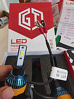Лампа светодиодная LED комплект 2 штуки 12/24V, 60W, 4800Lm вентилятор охлаждения цоколь H3