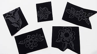 Термоаплікація квіти в асортименті