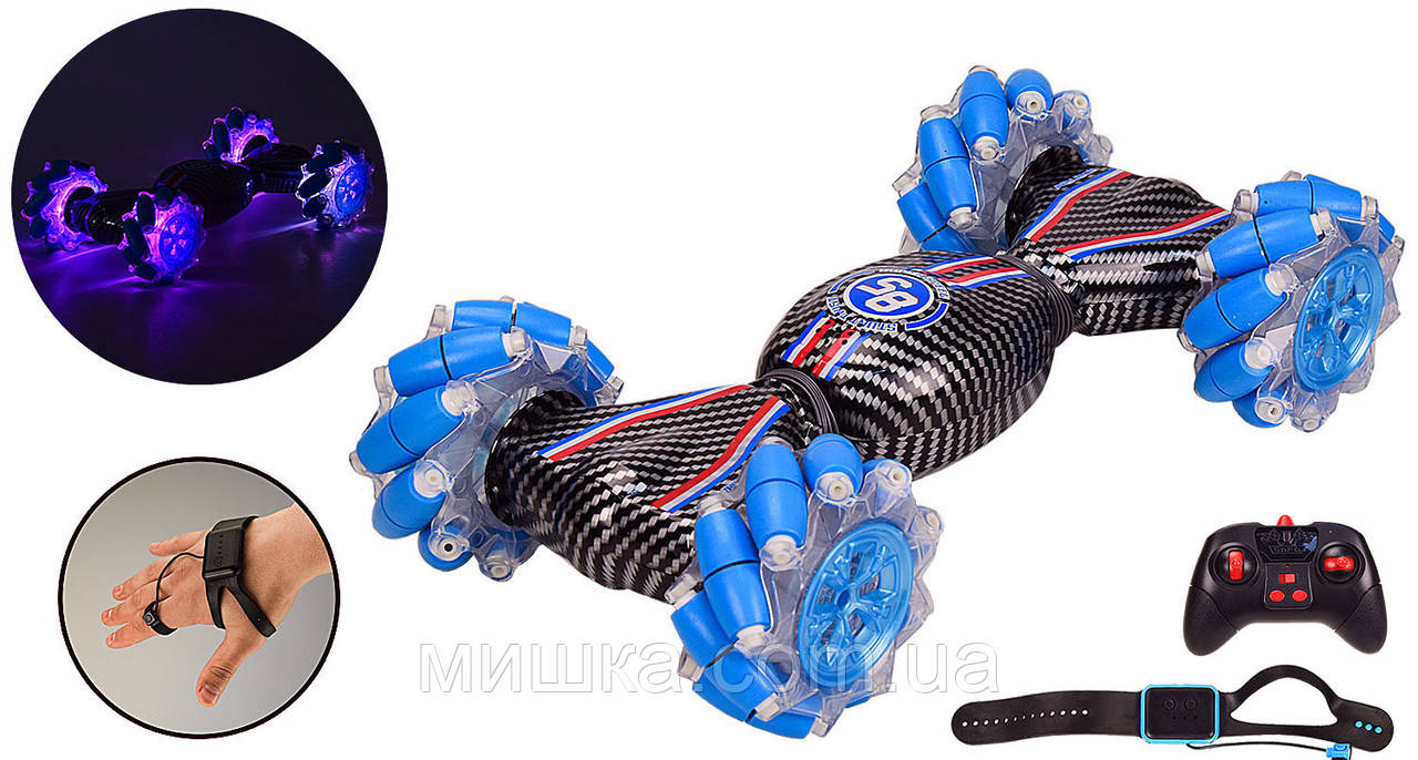 Машинка-перевертень на радіокеруванні CV8818-85A.Трюкова машинка-перевертень з пультом керування., фото 1