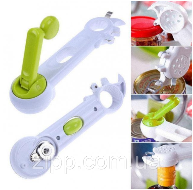 Універсальна відкривачка Can Opener 6 в 1, відкривачка, фото 1