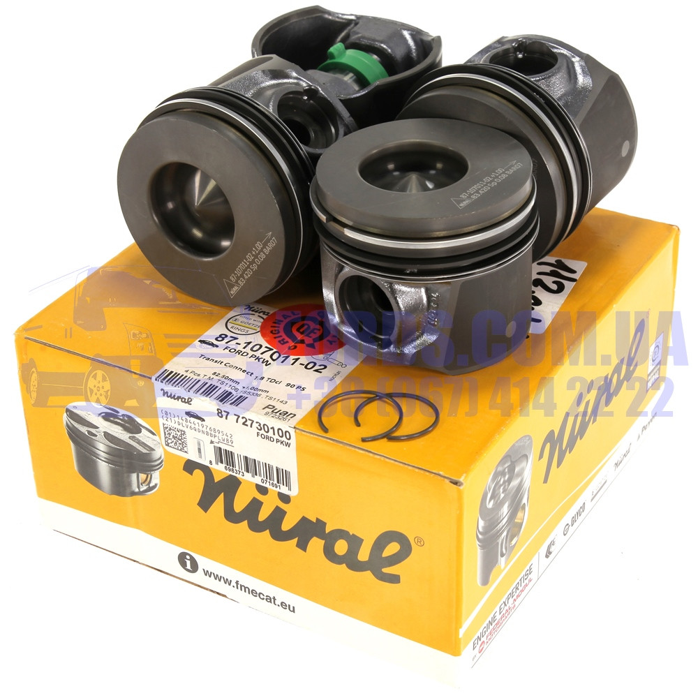 Поршень двигуна FORD CONNECT/FOCUS/C-MAX/MONDEO (1.8 TDCI 90PS/100PS/115PS 100 1ШТ) NURAL