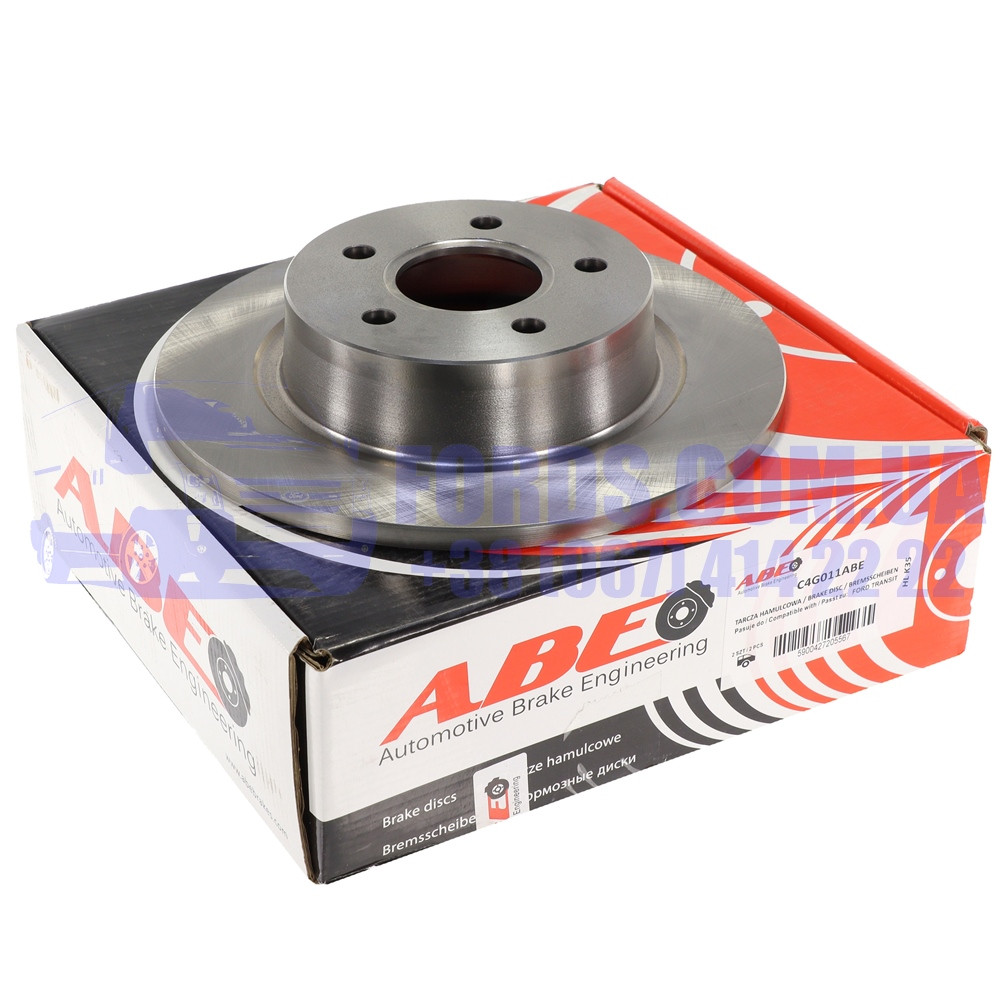 Диск гальмівний задній FORD CONNECT 2002-2013 ABE