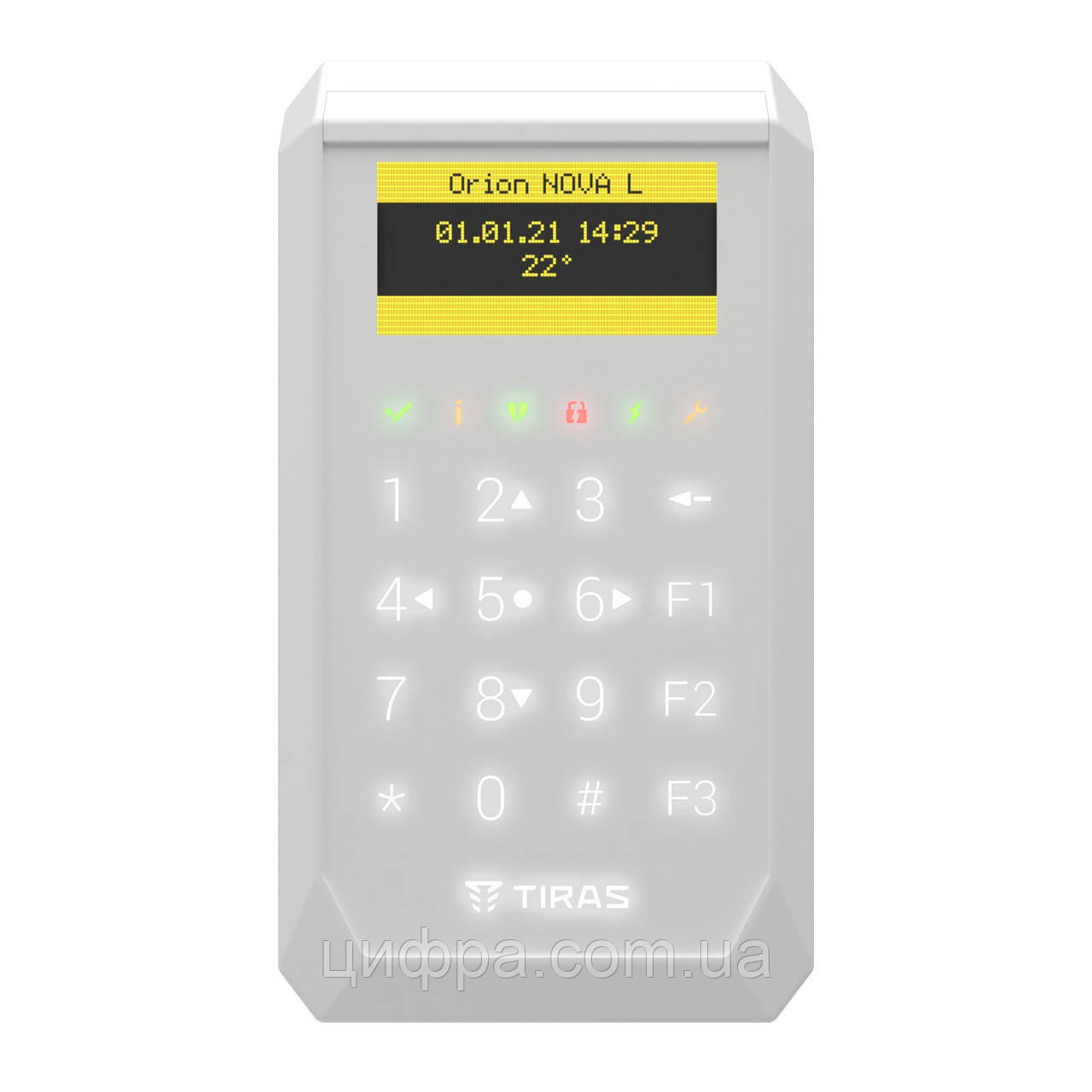 Клавіатура K-PAD OLED+ (w) white
