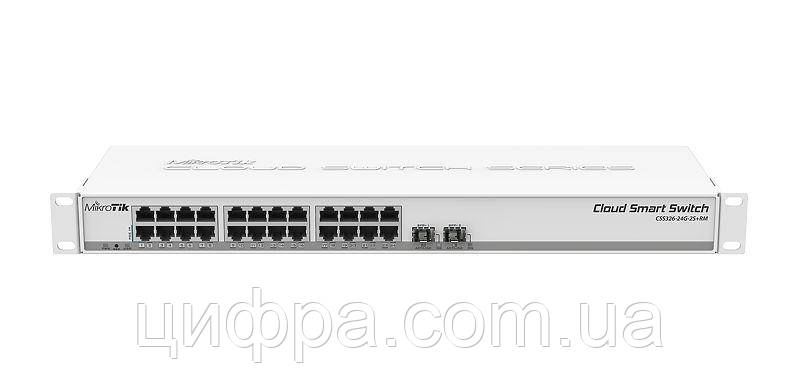 Комутатор Mikrotik CSS326-24G-2S+RM, фото 1