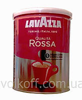 Кофе молотый Lavazza Qualita Rossa Лавацца Росса 250гр Жестяная банка