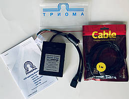 Адаптер mp3 Тріома Multi-Flip (тип 3+6pin) — USB для Range Rover з магнітолою 16:9 екран