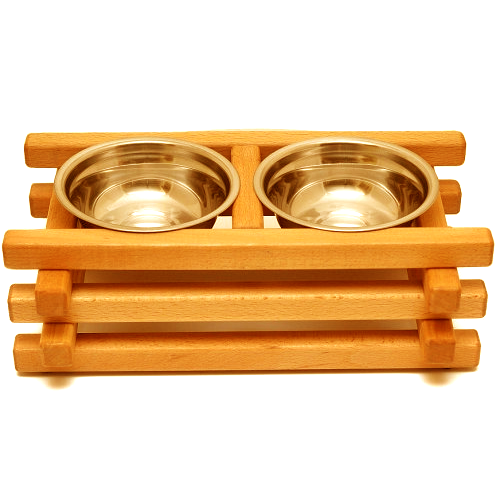 Підставка під миски для кішок "Арас" каррі