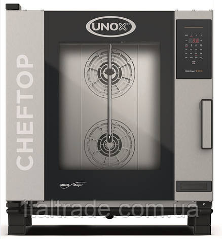 Пароконвектомат Unox XEVC0711EZRM на 7 гастроємностей GN1/1 лінія Zero, фото 1