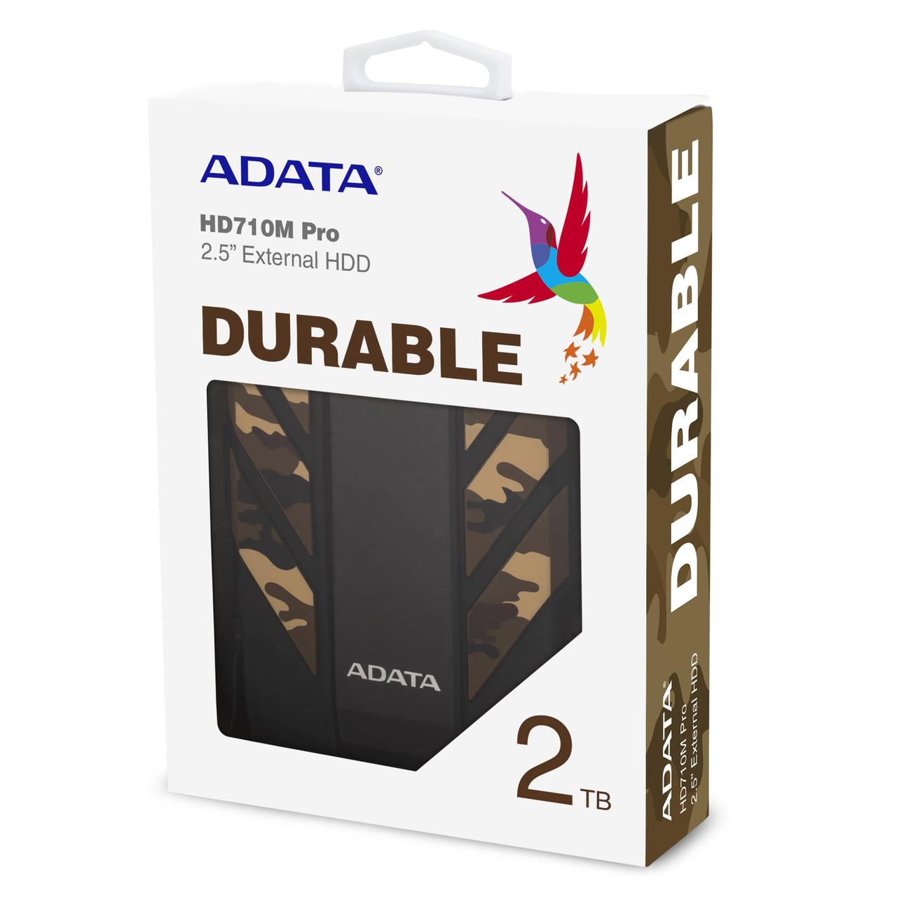 Противоударный внешний жесткий диск водонепроницаемый ADATA PHD External 2.5'' USB 3.2 Gen 1TB - фото 7 - id-p1475273750