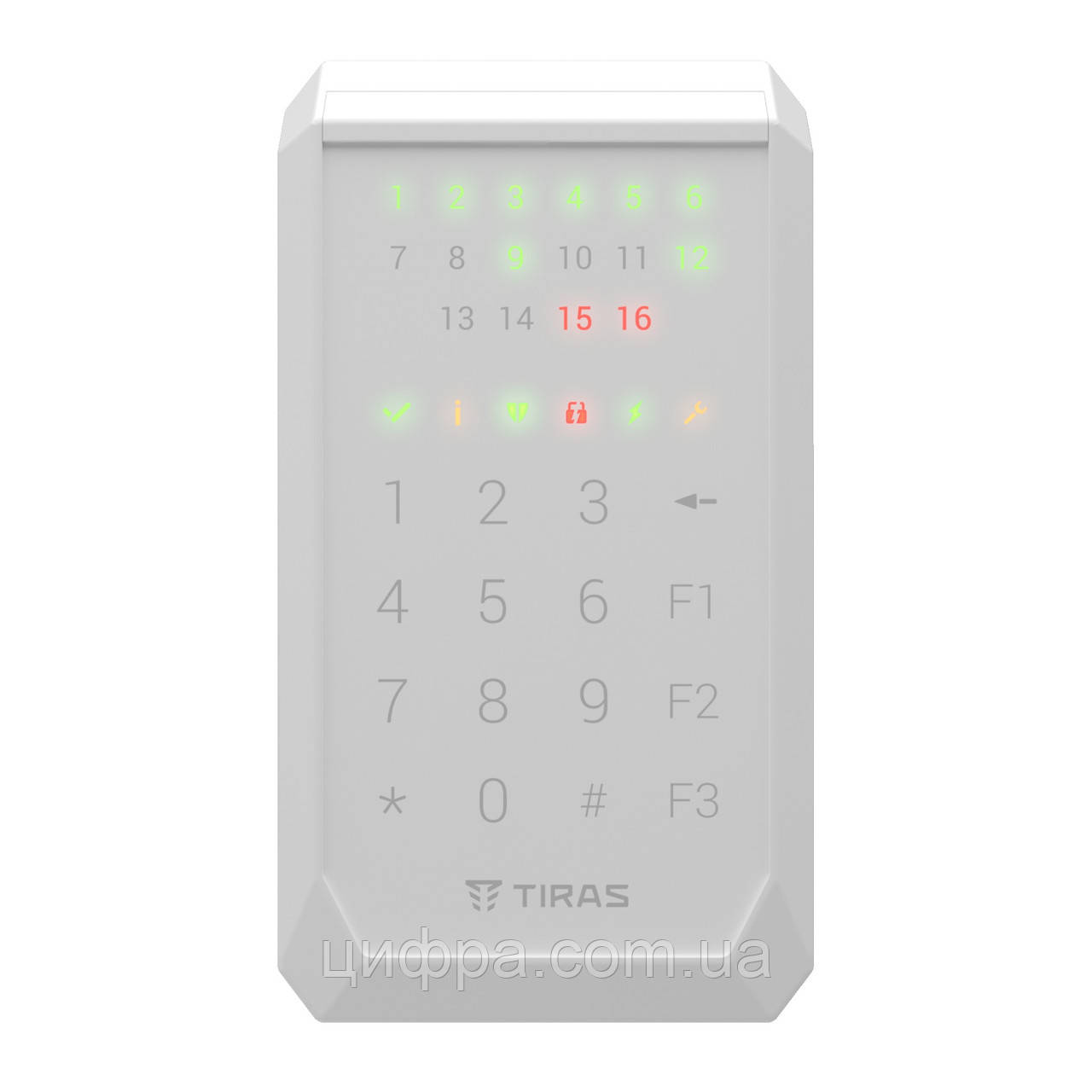 Клавіатура K-PAD16+ (w) white
