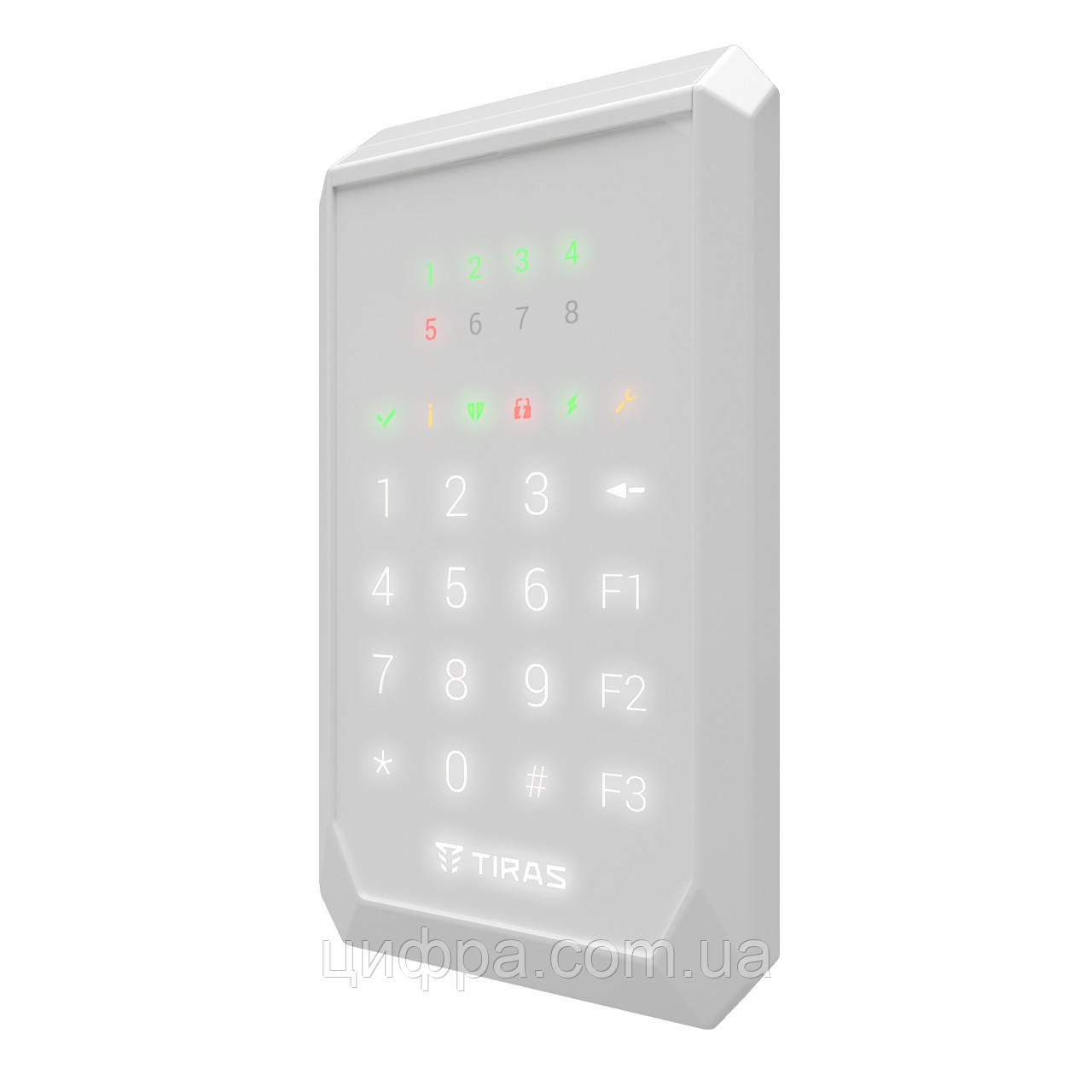Клавіатура K-PAD8+ (w) white