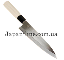 Ніж шеф повара 18,3 см. Tsubazo 51182 Gyutou White Wood handle ( Японія )