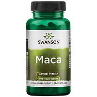 Maca 500 mg Swanson, 100 капсул