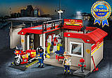 Плеймобіл 5663 Переносна Пожежна станція PLAYMOBIL Take Along Fire Station, фото 7