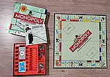 Настільна гра Монополія monopoly класична з металевими фішками як Husbro, фото 3