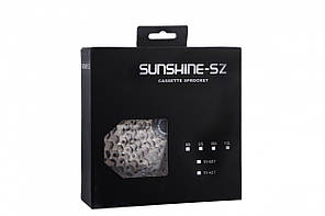 Касета SUNSHINE CS-HR2 11-42T на 2-х алюмінієвих павуків (10 швидкостей )