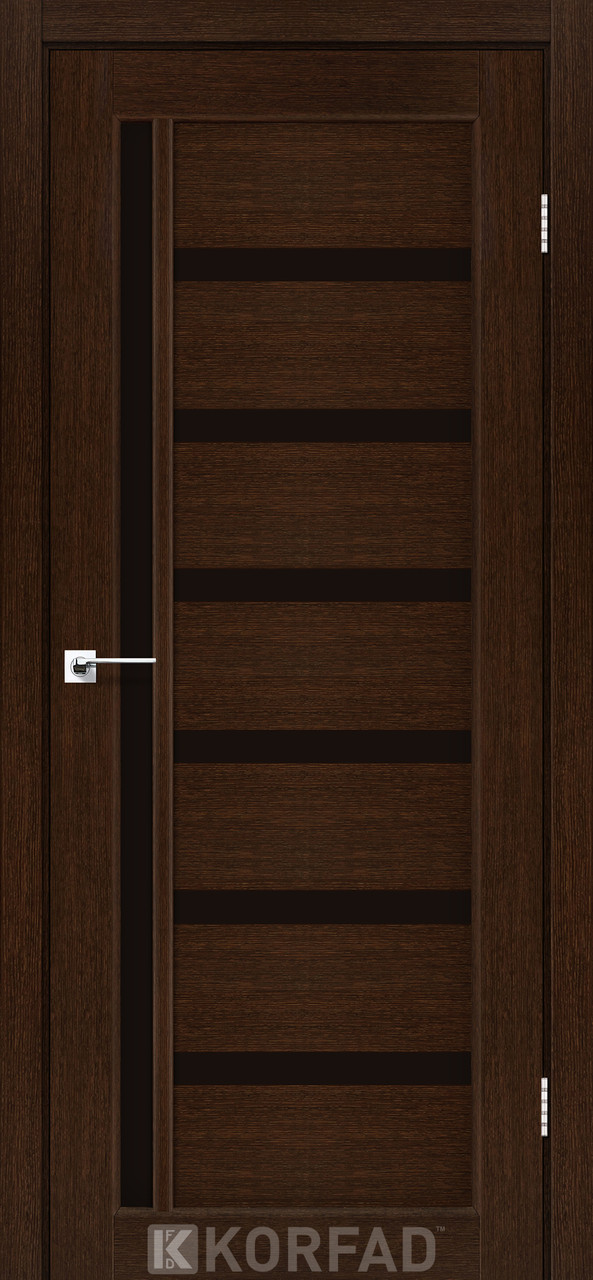 Двері міжкімнатні Корфад/ KORFAD VLD-01 Венге BLK, фото 1