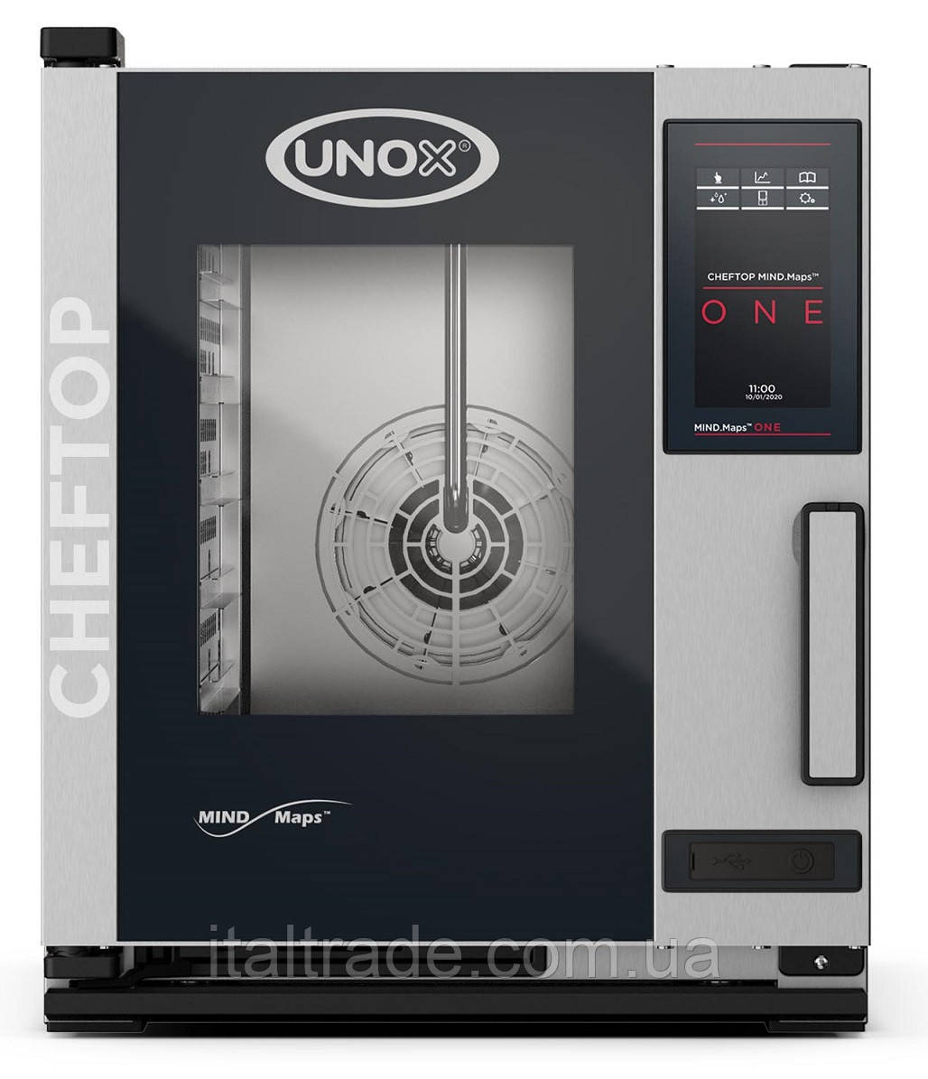 Пароконвектомат Unox XECC0523E1RM на 5 гастроємностей GN2/3 лінія One