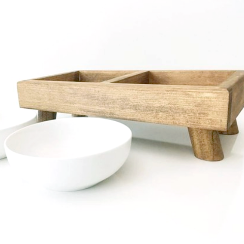 Підставка під миски для кішок "Мендерес" сієна