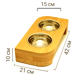 Підставка під миски для кішок "Гедіз"