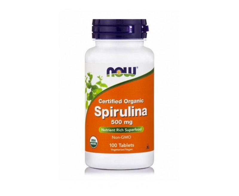 Спіруліна - NOW Spirulina 500 mg / 100 tabs