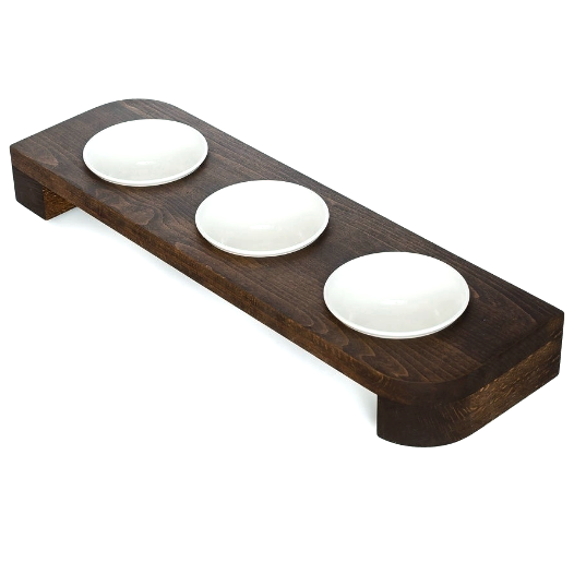 Підставка під миски для кішок "Порсок" капучино