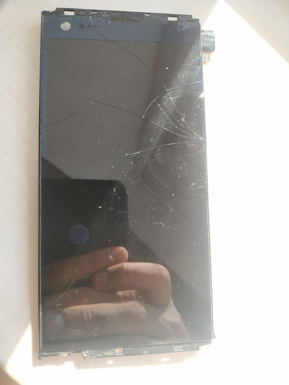 Дисплей із битим сенсором б.у. оригінал для телефона thl t100s - фото 1 - id-p1473866659