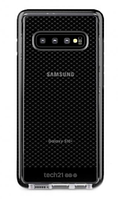 Противоударный защитный чехол бампер накладка Tech21 Evo Check Smokey Black для Samsung Galaxy S10