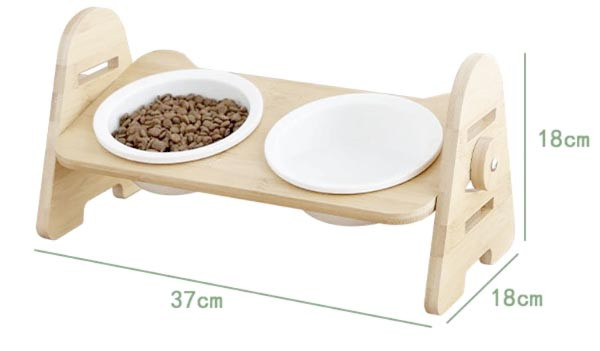 Підставка під миски для кішок "Стрем 2" бланже