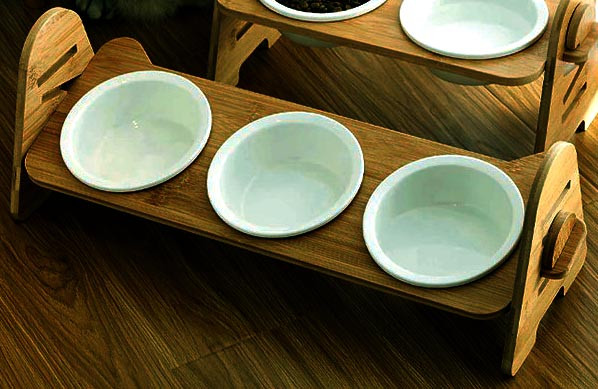 Підставка під миски для кішок "Стрем 3" мускат