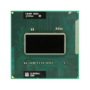 Процесор для ноутбука G2 Intel Core i7-2760QM 4x2,4Ghz (Turbo Boost 3,5Ghz) 6Mb Cache 5000Mhz Bus (SR02W) б/в