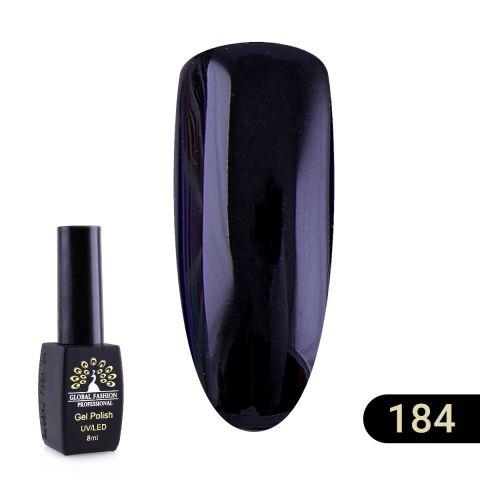 Гель-лак Global Fashion BLACK ELITE 184, 8 мл, фото 1