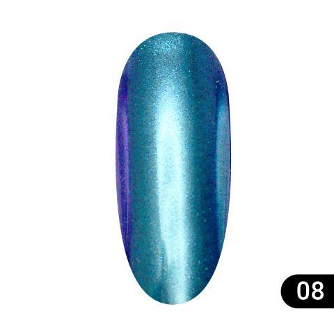 Втирання для нігтів Global Fashion, Magic mirror powder 08