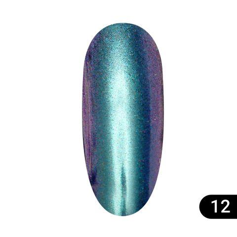 Втирання для нігтів Global Fashion, Magic mirror powder 12