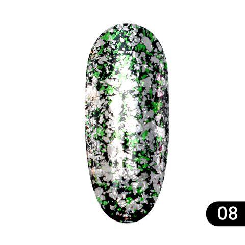 Втирання для нігтів Diamond Foil, Global Fashion 08