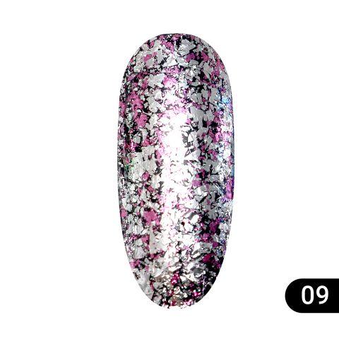 Втирання для нігтів Diamond Foil, Global Fashion 09