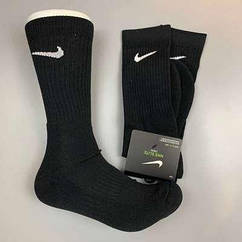Eur38.-42 Дитячі жіночі чорні шкарпетки Nike Elite Crew DRI-FIT спортивні