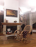Крісло-гойдалка КК-4/3 плетене з лози для вітальні, фото 7