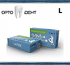 Латексні рукавички L Mediok 100шт/пач неопудрені, фото 3