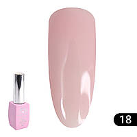 Цветная френч база для гель лака Global Fashion, Color French Base Coat 8 мл, 18