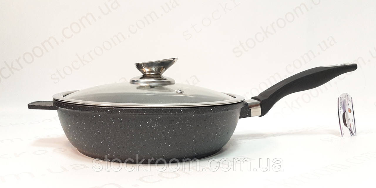 Сковорода з мармуровим покриттям 28 см Bohmann BH 1300-28
