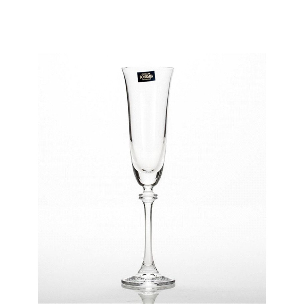 Набір бокалів для шампанського скляних Bohemia Alexandra 190 мл 6 шт (5874), фото 1