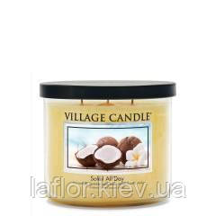 Арома свічка Village Candle Сонячний день (час горіння до 50 годин) чаша, фото 1