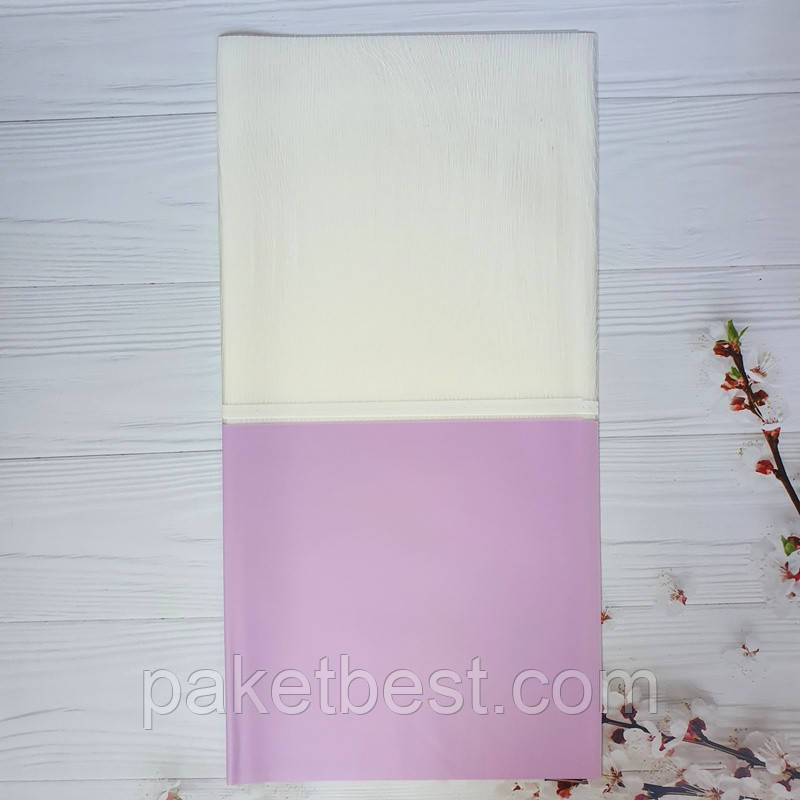 Калька для квітів ( 60х60 см) 20 штук Піон (Напівпрозорий верх)